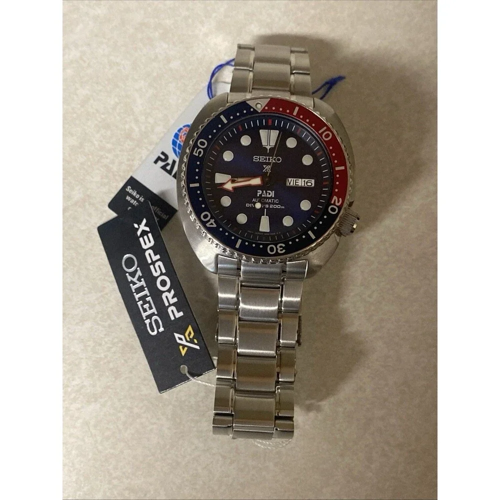 Rare Seiko Prospex SRPA21 Special Edition PADI Turtle Pepsi New